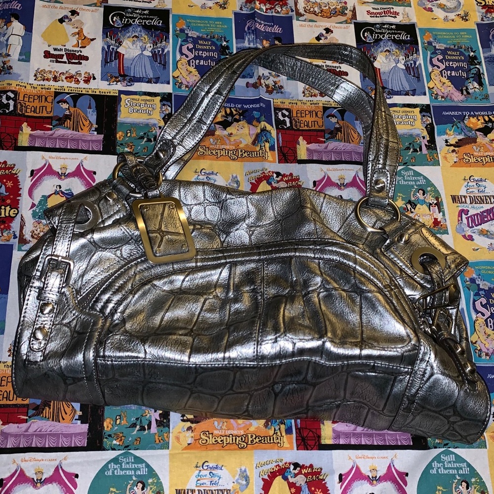 💎B. Makowsky silver Brasilla Satchel